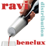 RAVI-BeNeLux distribution - Ravi Instant Wine chiller for white, rosé or red wine.